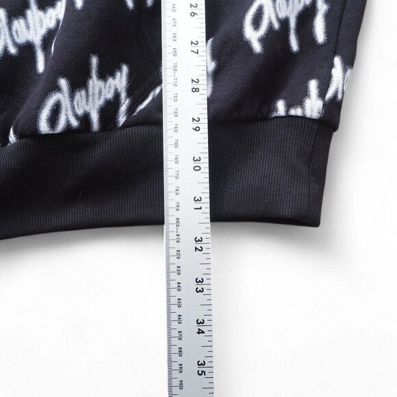 Playboy x Misguided Full Zip Oversized Sweatshirt Sweater BR415035 Women's 4 - Picture 6 of 9